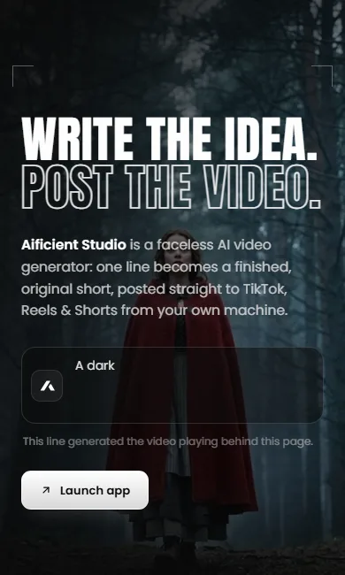 Aificient Studio screenshot 1