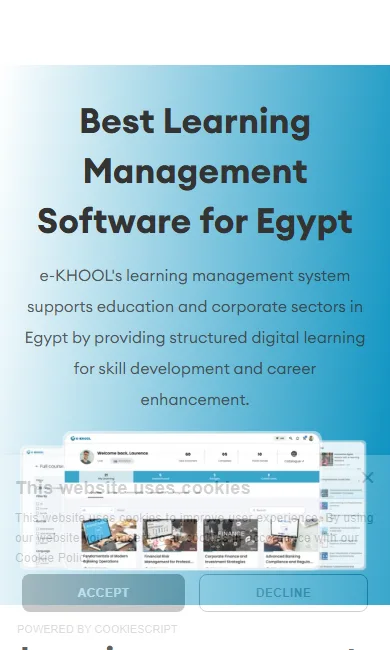 e-KHOOL LMS screenshot 1