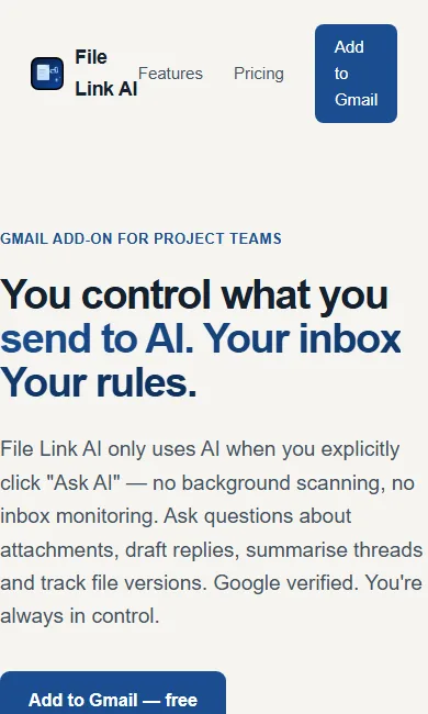 File Link AI screenshot 1