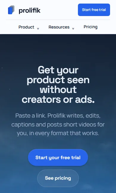 Prolifik screenshot 1