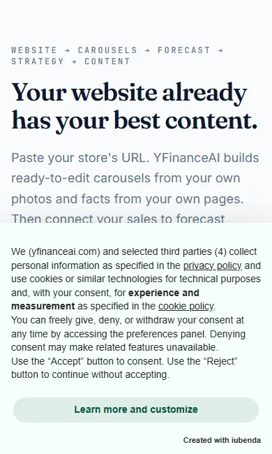 YFinanceAI screenshot 1